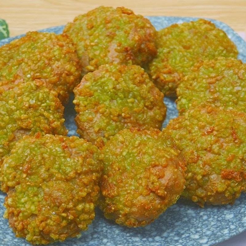 Bước 5 Thành phẩm Chả cốm bún đậu