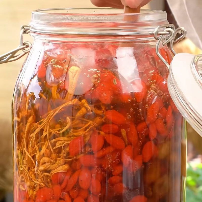 Bước 5 Thành phẩm Táo đỏ kỷ tử ngâm với mật ong