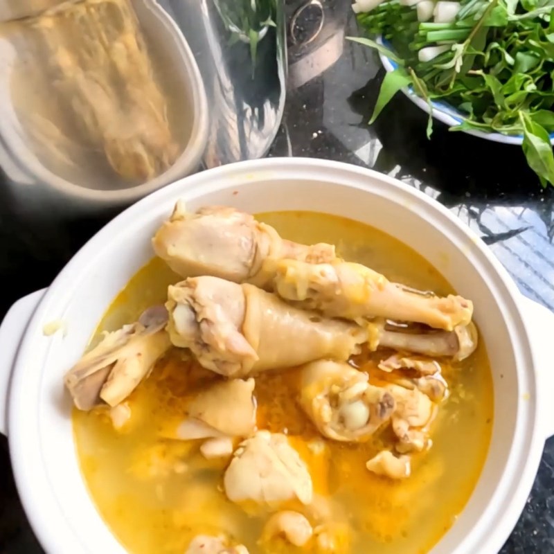 Bước 7 Thành phẩm Gà hấp hèm