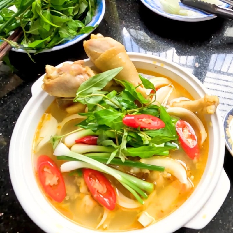 Bước 7 Thành phẩm Gà hấp hèm