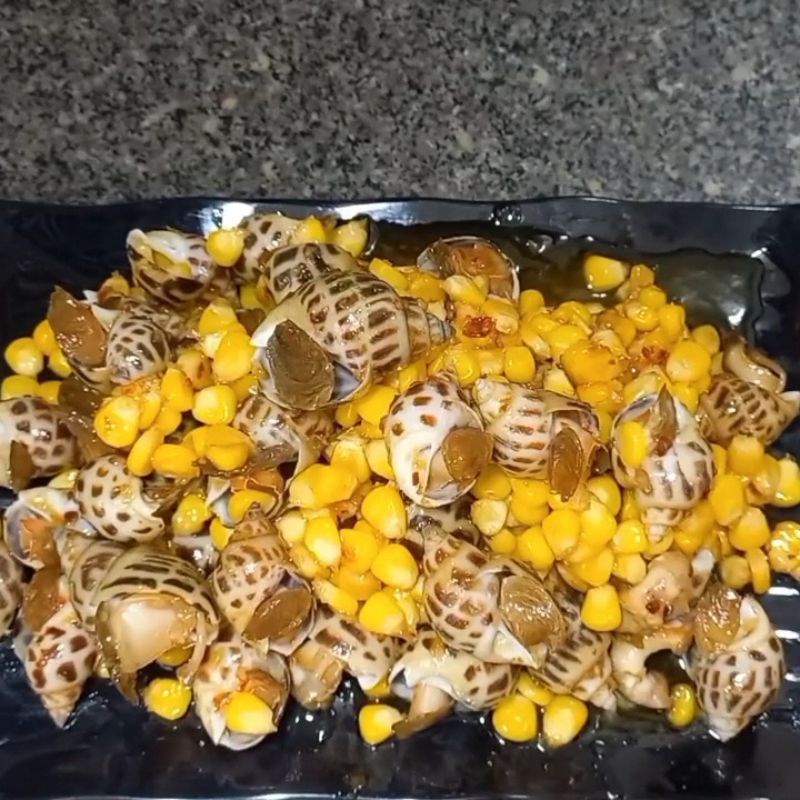 Bước 5 Thành phẩm Ốc hương xào bơ bắp