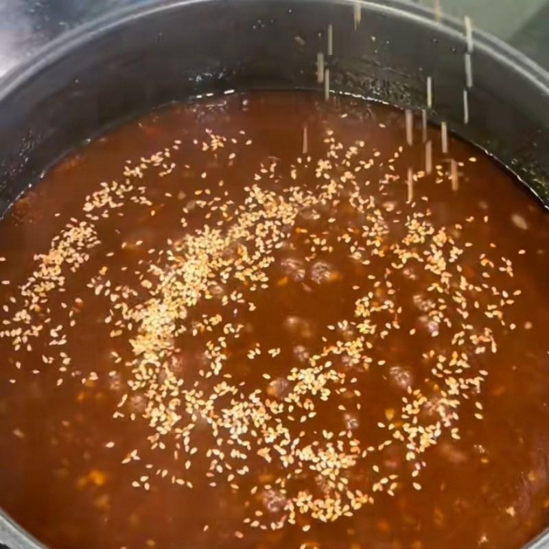 Bước 4 Thành phẩm Nước sốt me chấm thịt nướng