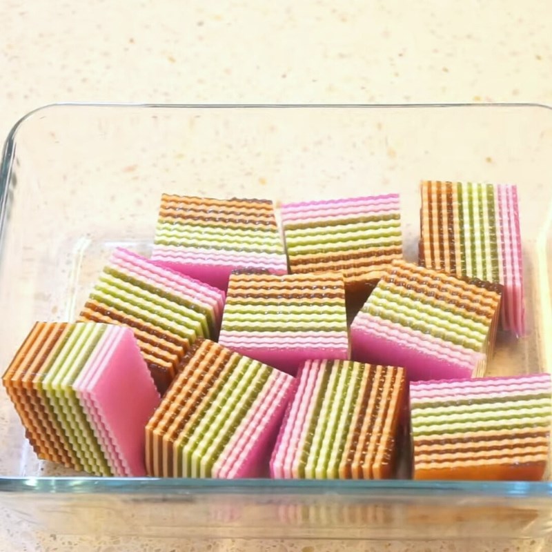 Bước 8 Thành phẩm Rau câu ngàn lớp