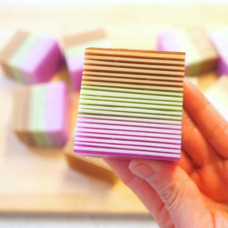 Bước 8 Thành phẩm Rau câu ngàn lớp