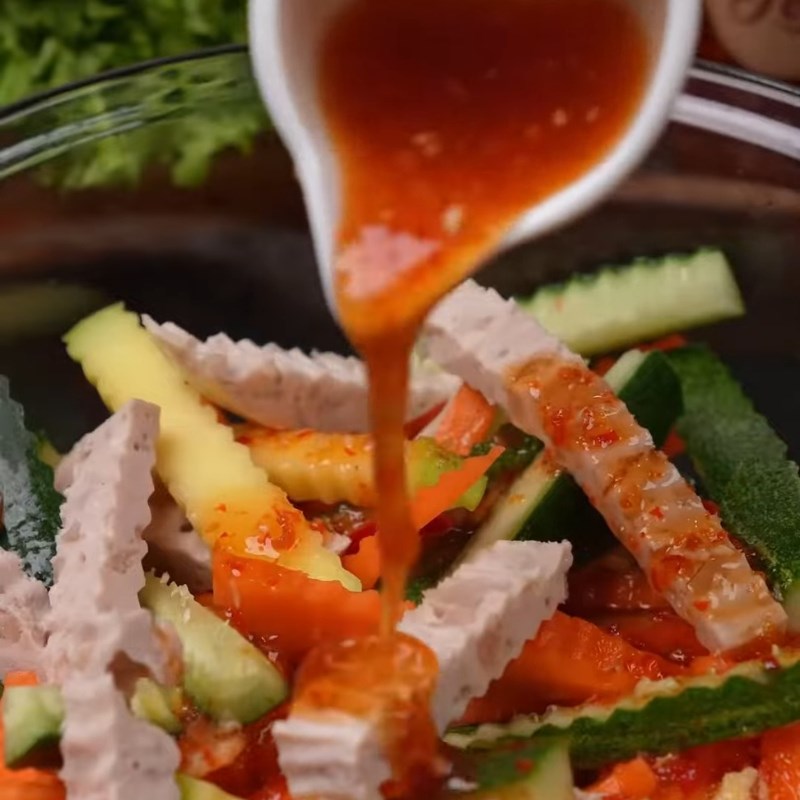 Bước 4 Thành phẩm và bảo quản Nước trộn nộm