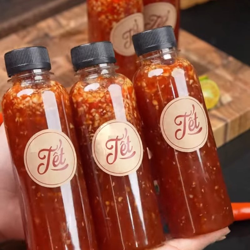 Bước 4 Thành phẩm và bảo quản Nước trộn nộm