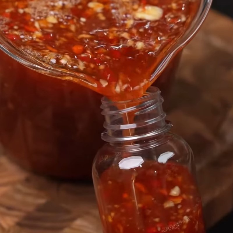 Bước 4 Thành phẩm và bảo quản Nước trộn nộm