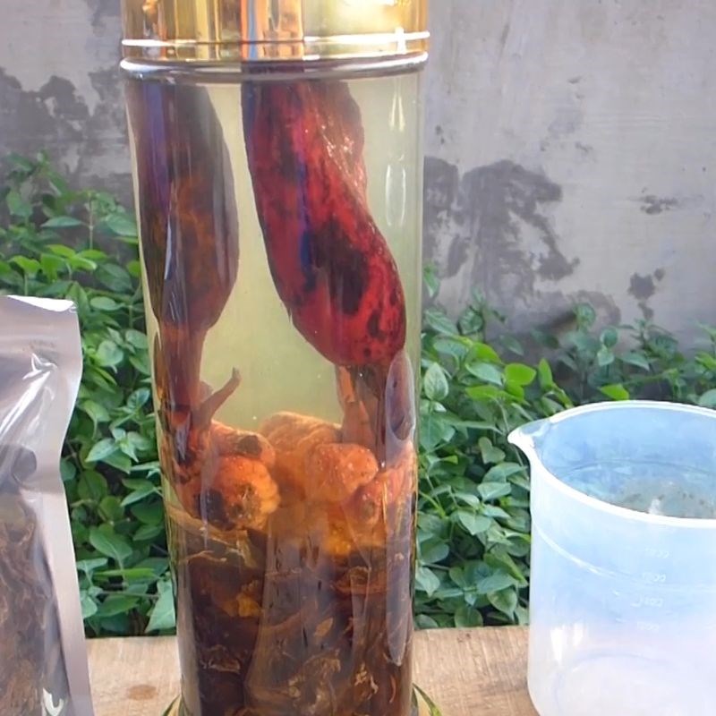 Bước 4 Thời gian ngâm Nấm ngọc cẩu ngâm rượu