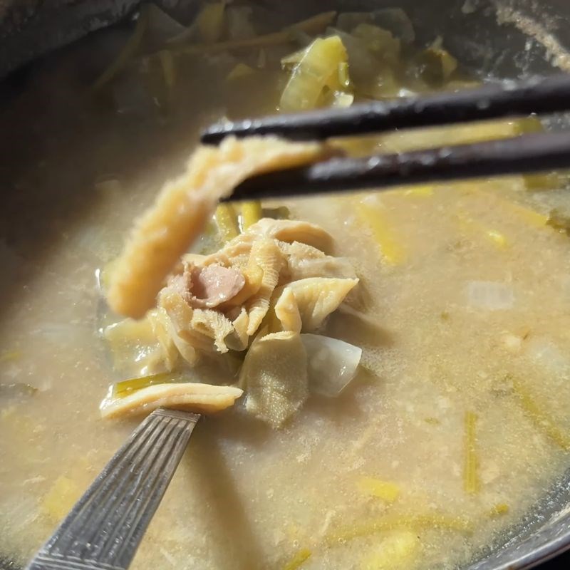 Bước 4 Thưởng thức lẩu sách bò Lẩu sách bò