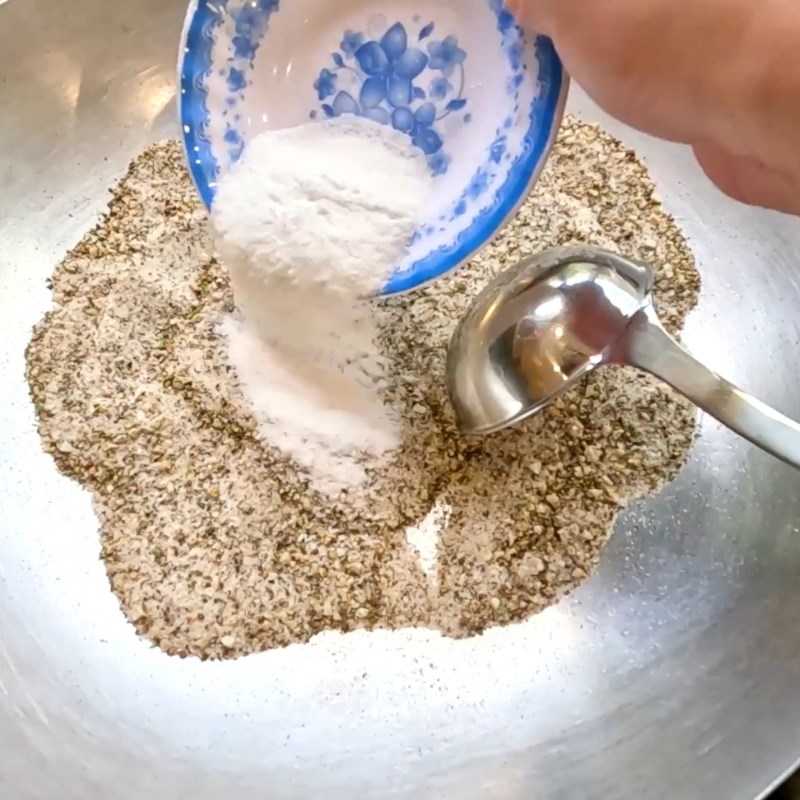 Bước 5 Trộn bột ngọt và bảo quản Muối tiêu chanh chấm gà