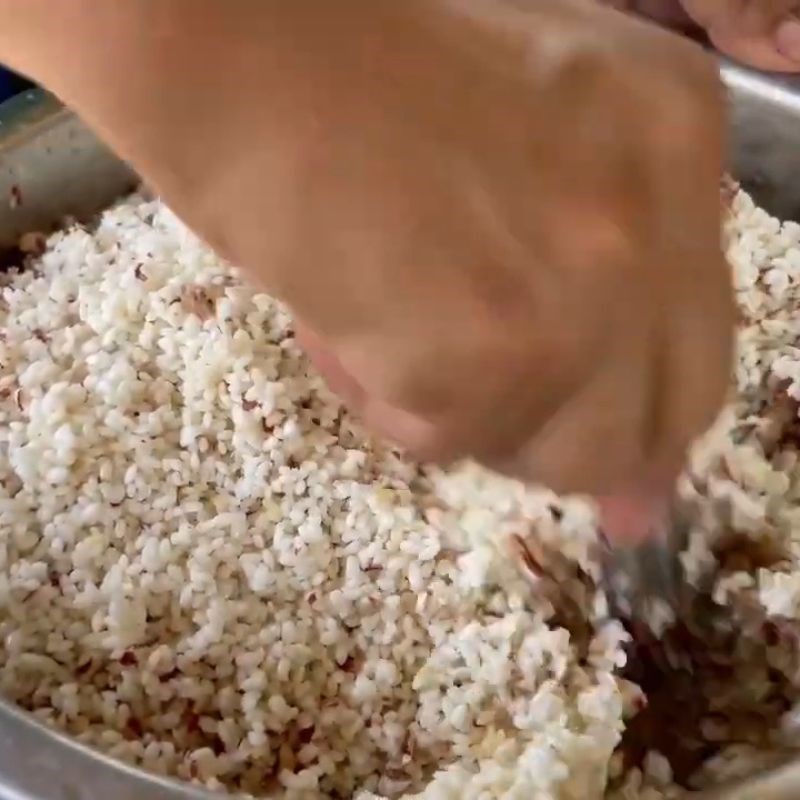 Bước 2 Trộn đều nguyên liệu để làm bánh cóc mò Bánh cóc mò