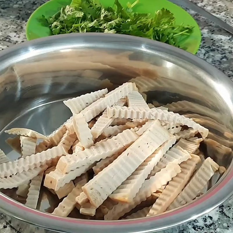 Bước 5 Trộn nộm giò lụa dưa chuột Nộm giò lụa dưa chuột