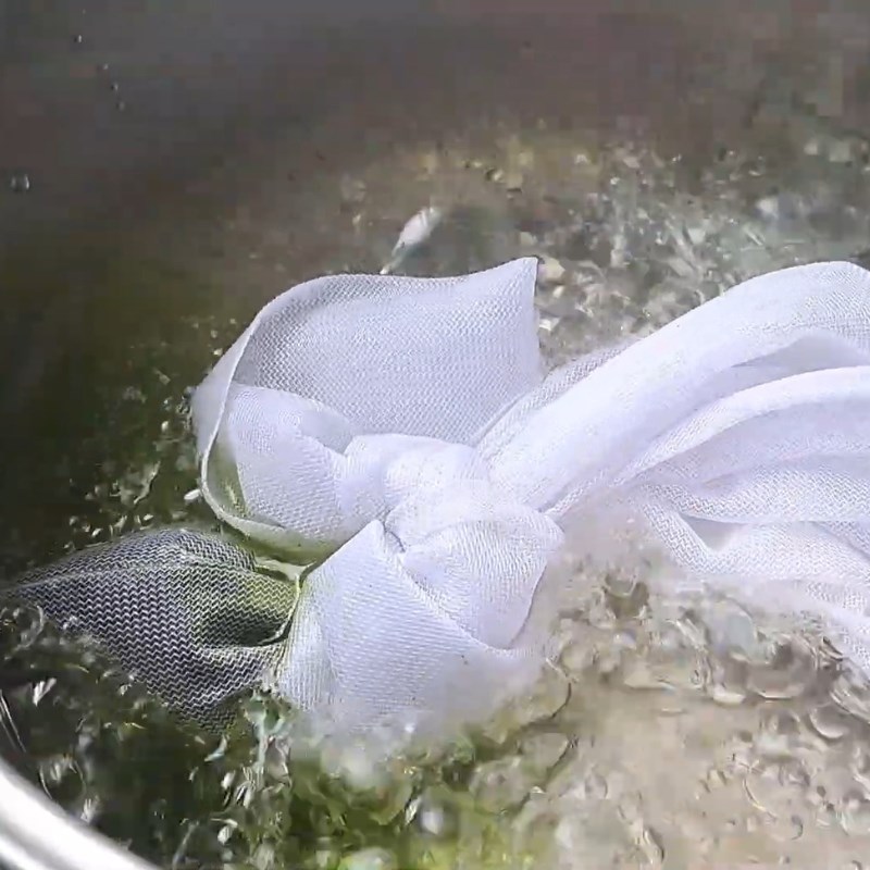 Bước 1 Ủ trà thái xanh chuẩn vị Trà chanh thái xanh