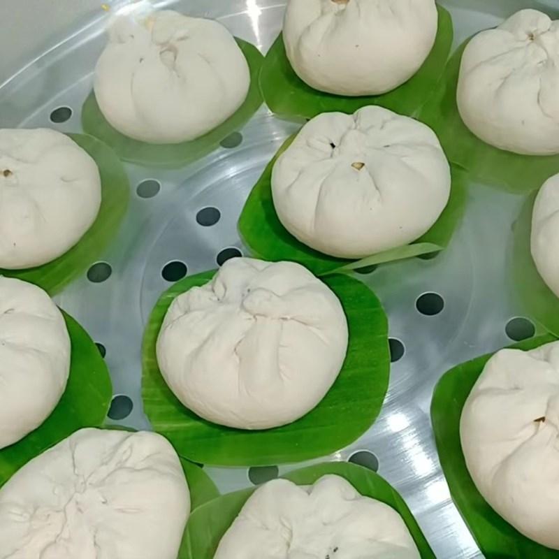 Bước 7 Ủ và hấp bánh Bánh bao bằng bột pha sẵn