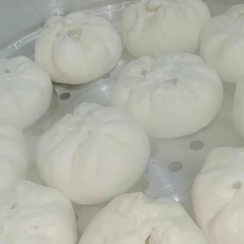 Bước 7 Ủ và hấp bánh Bánh bao bằng bột pha sẵn