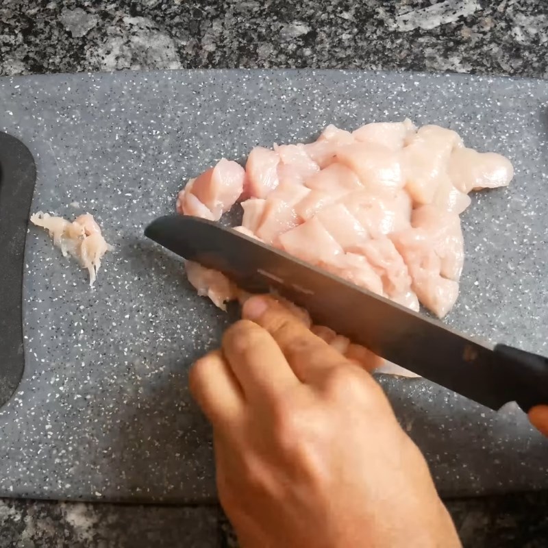 Bước 1 Ướp gà chuẩn vị taco Pháp Bánh tacos Pháp