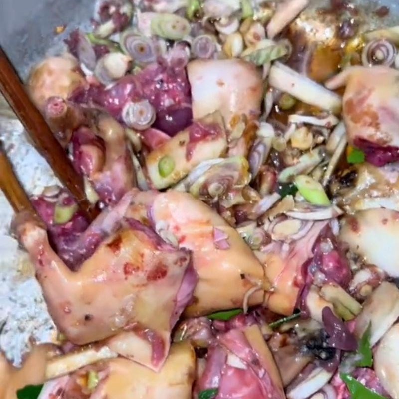 Bước 2 Ướp thịt sóc nấu giả cầy đậm đà Thịt sóc nấu giả cầy