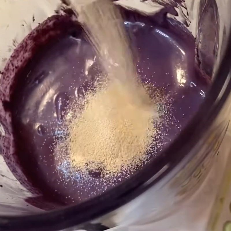 Bước 2 Xay hỗn hợp bột bánh mì gạo lứt Bánh mì gạo lứt