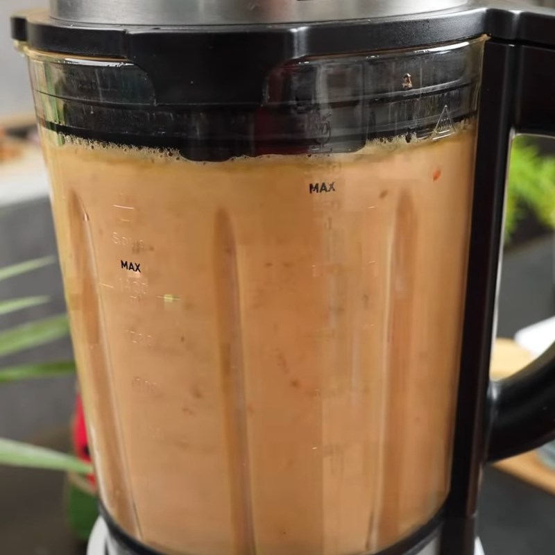 Bước 2 Xay nhuyễn hỗn hợp sốt trộn gỏi Nước trộn nộm