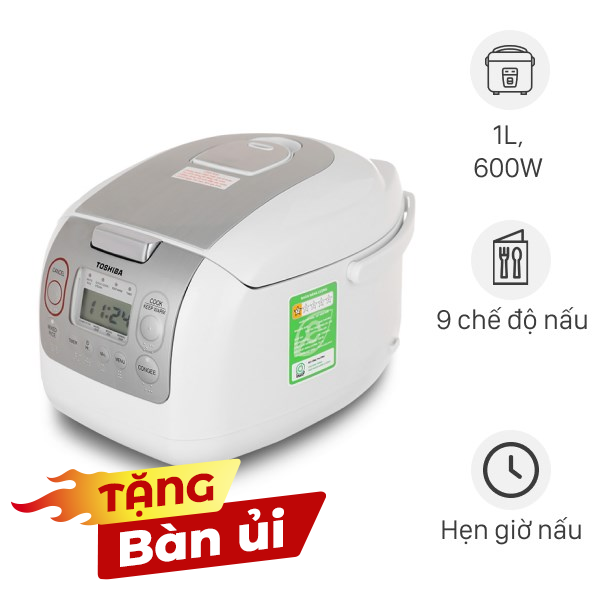 Nồi cơm điện tử Toshiba 1 lít RC-10NMFVN(WT)