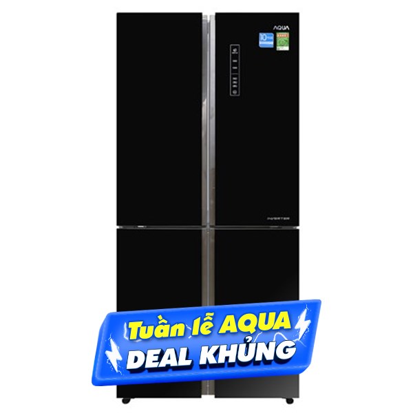 Tủ lạnh Aqua Inverter 456 lít Multi Door AQR-IG525AM GB