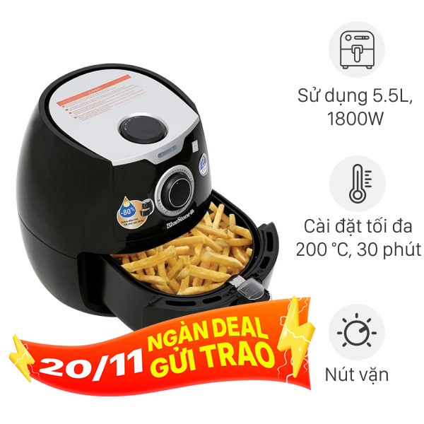Nồi chiên không dầu BlueStone AFB-5871 5.5 lít