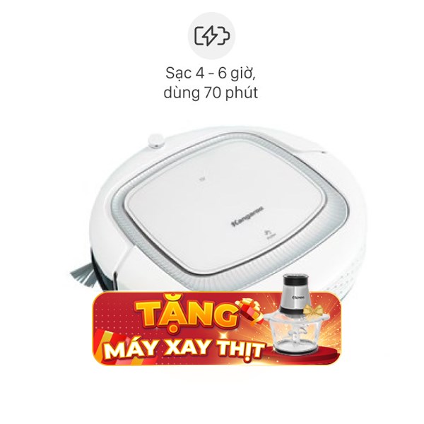Robot hút bụi Kangaroo KGRB01 Trắng