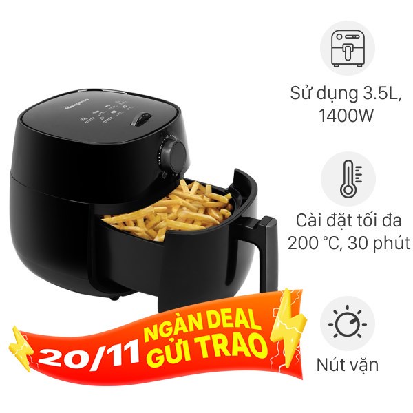 Nồi chiên không dầu Kangaroo KG42AF1 4 lít