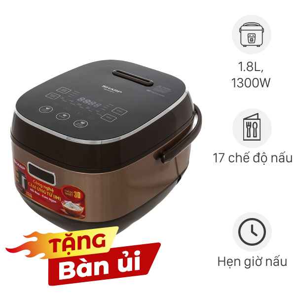 Nồi cơm điện cao tần Sharp 1.8 lít KS-IH191V-GL