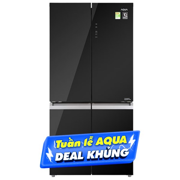 Tủ lạnh Aqua Inverter 549 lít Multi Door AQR-IG636FM(GB)