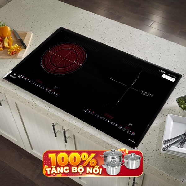Bếp từ hồng ngoại lắp âm Pramie 2108