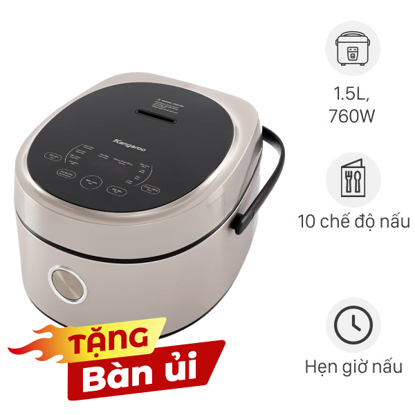 Nồi cơm điện tử Kangaroo 1.5 lít KG15DR10