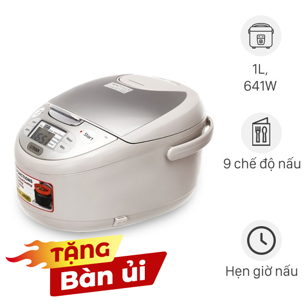 Nồi cơm điện tử Tiger 1 lít JAX-S10W