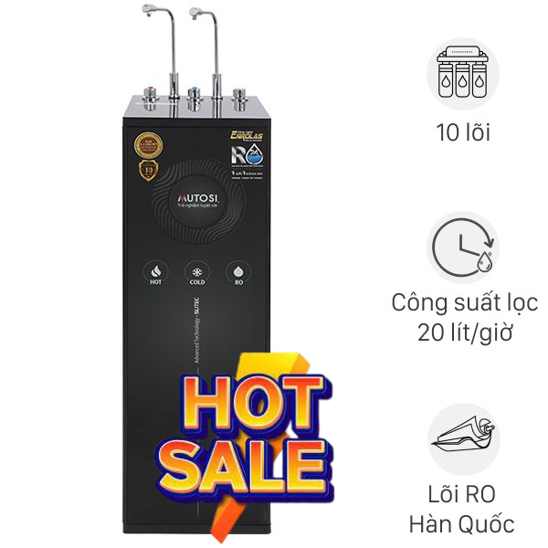 Máy lọc nước RO nóng nguội lạnh Mutosi MP-6100HCE 10 lõi