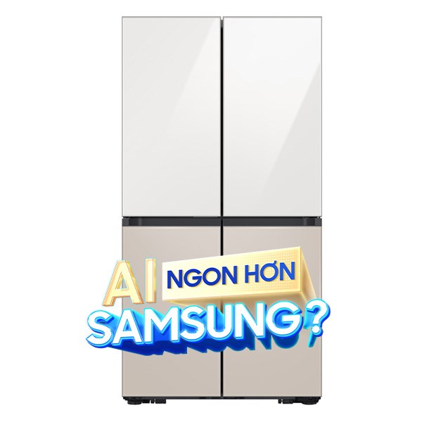 Tủ lạnh Samsung Inverter 648 lít Multi Door Bespoke Door-in-Door RF59CB66F8S/SV