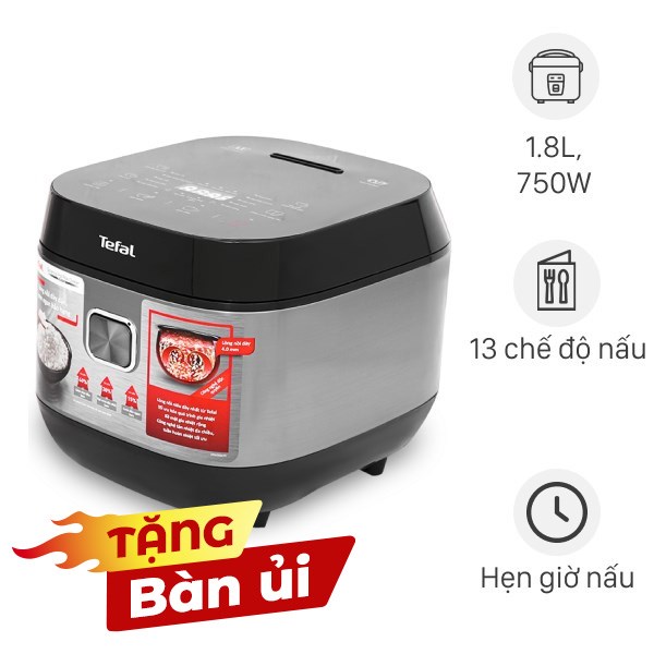 Nồi cơm điện tử Tefal 1.8 lít RK776B68