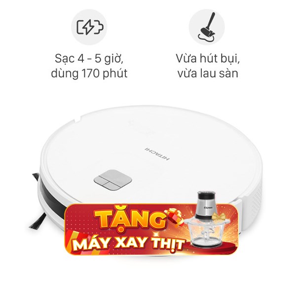 Robot hút bụi lau nhà Hitachi RV-X15N