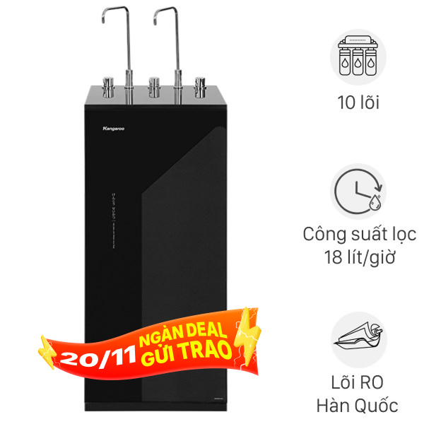 Máy lọc nước RO nóng nguội lạnh Kangaroo KG10A17 10 lõi
