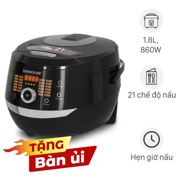 Nồi cơm điện tử Sunhouse 1.8 lít SHD8911
                Mẫu mới