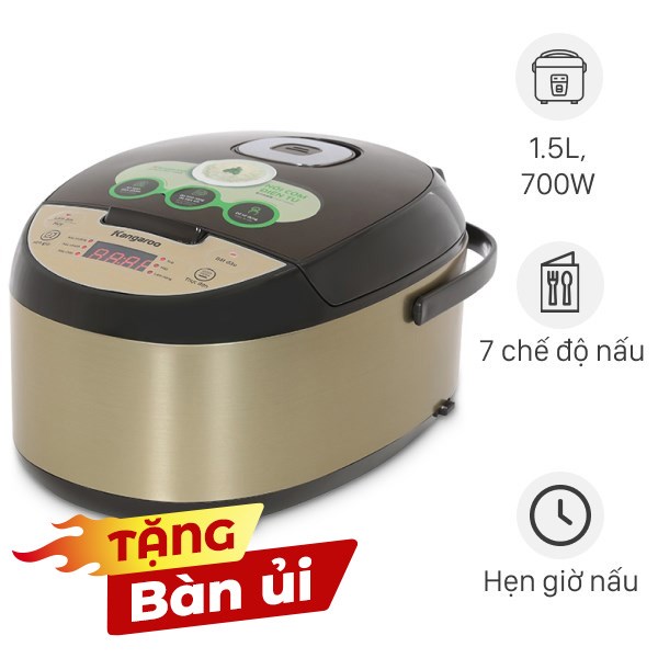Nồi cơm điện tử Kangaroo 1.5 lít KG15RCE2
                Mẫu mới