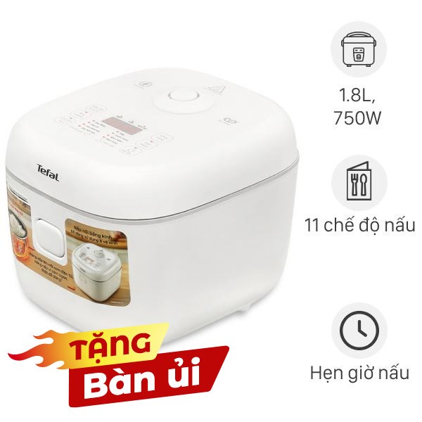 Nồi cơm điện tử Tefal 1.8 lít RK7711Y0
                Mẫu mới