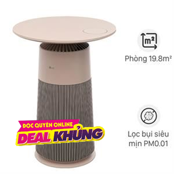 Máy lọc không khí LG PuriCare Aero Furniture AS20GPBK0 màu nâu 28W