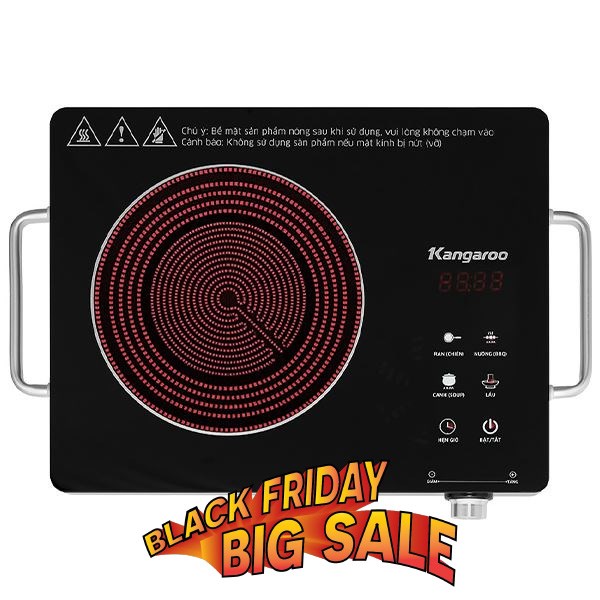 Bếp hồng ngoại đơn Kangaroo KG20IFT1 2000W
                Mẫu mới
