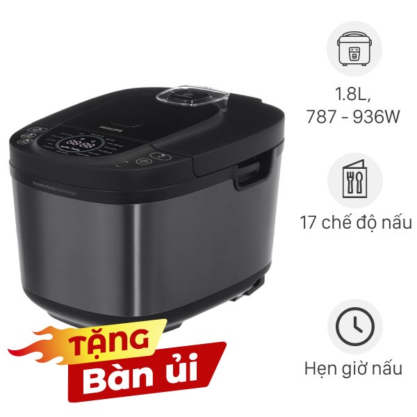 Nồi cơm điện tử Philips 1.8 lít HD4814/31
                Mẫu mới