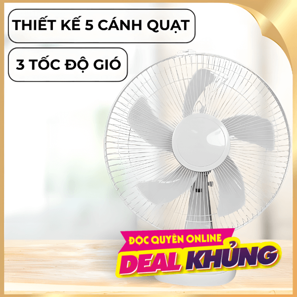 Quạt bàn Diamoncl Wolf 5 cánh  50W