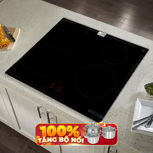 Bếp từ 4 vùng nấu âm Bosch PWP611BB5E 4600W