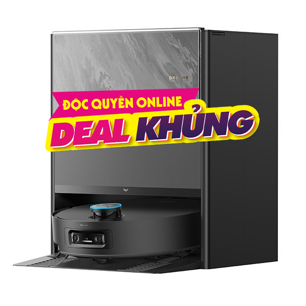 Robot hút bụi lau nhà Dreame Aqua 10 Pro Track - Đen