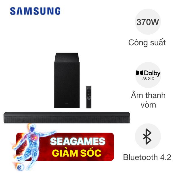 Bộ loa thanh Samsung HW-B650F/XV 370W
