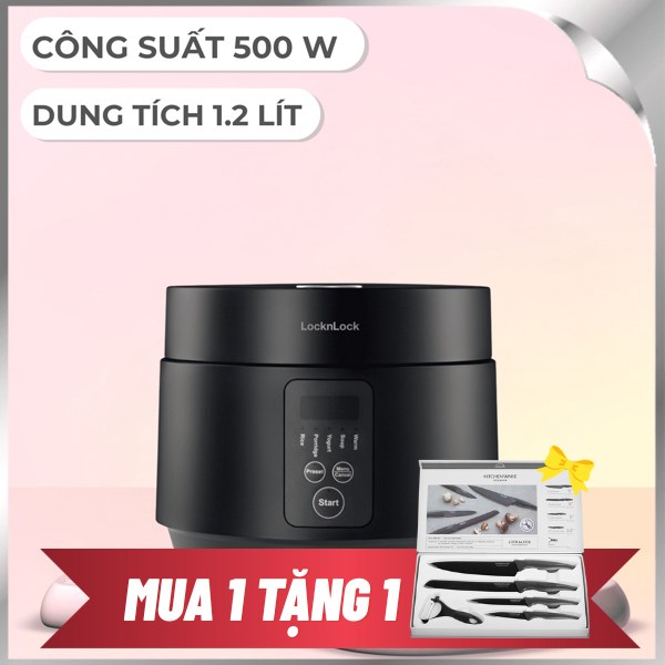 Nồi cơm điện tử Lock&Lock 1.2 lít EJR346BLK
