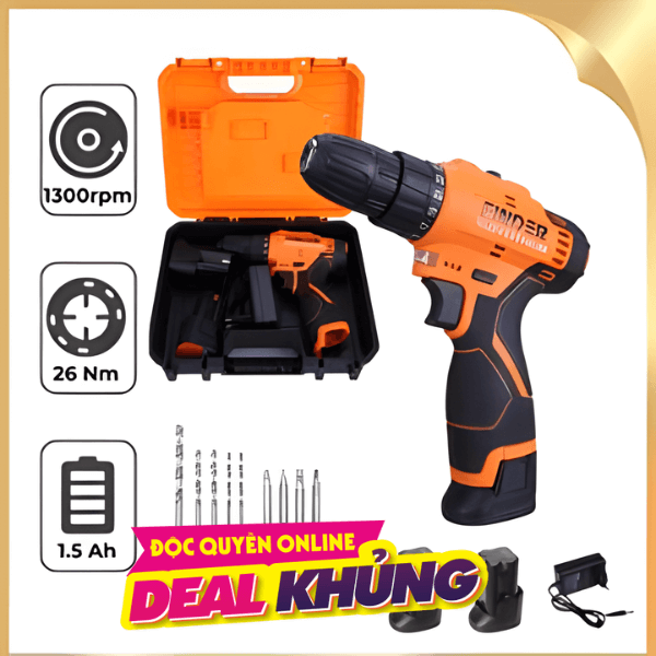 Máy khoan pin Finder FD10041621 16.8V